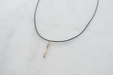 Choker with Gold Pendant (4295633371216)