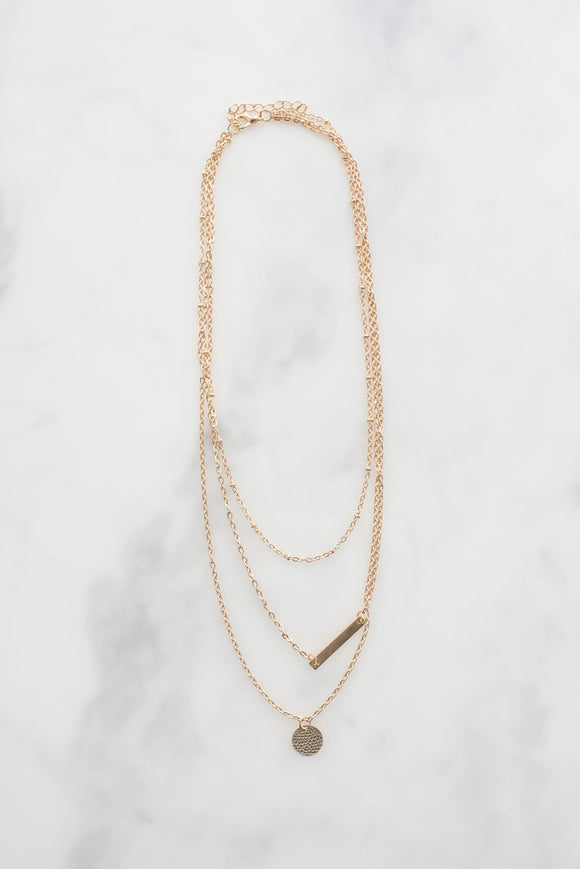 Dainty Gold Necklace (4295633600592)