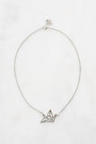 Origami Crane Necklace (4295634354256)